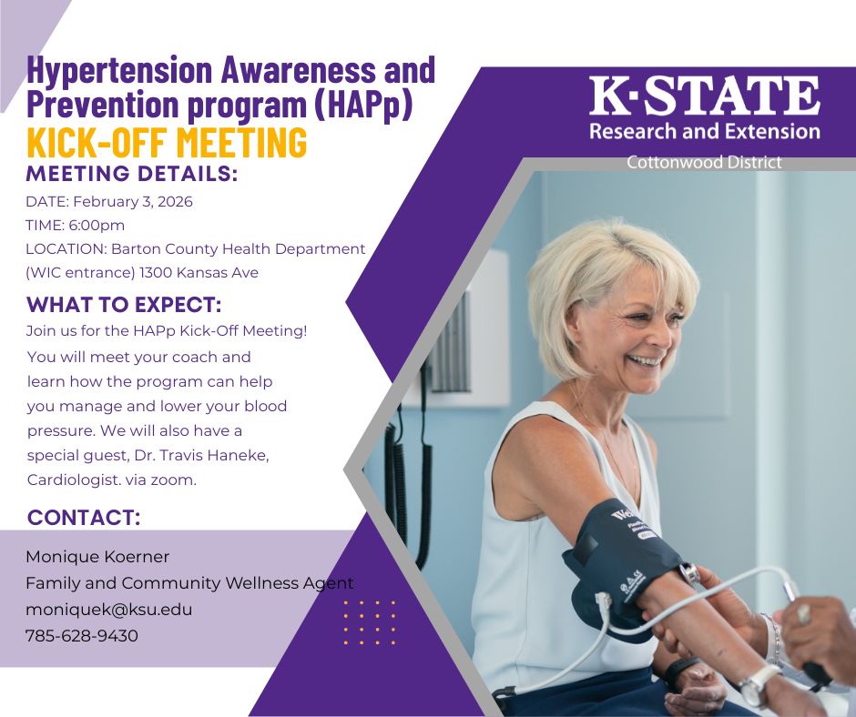 flyer about Hypertension Awareness