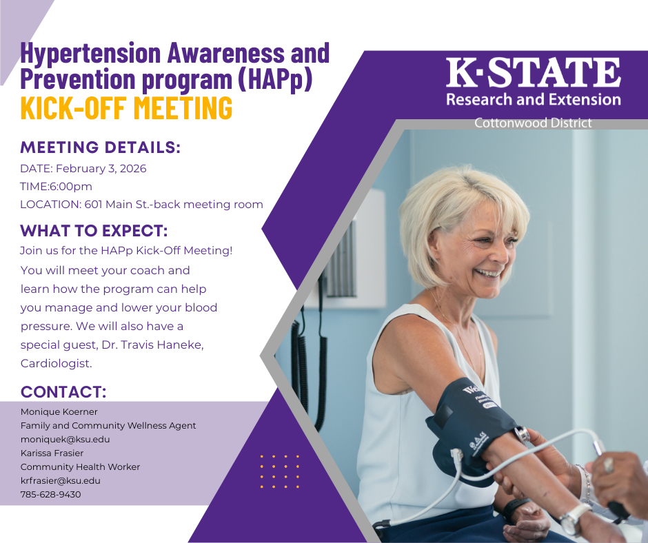 flyer about Hypertension Awareness