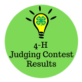 4-H Judging Contest Results