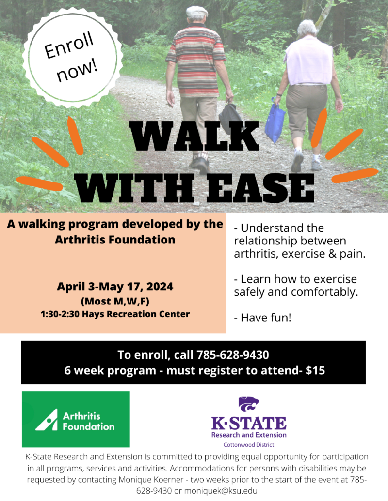 Walk with ease flyer